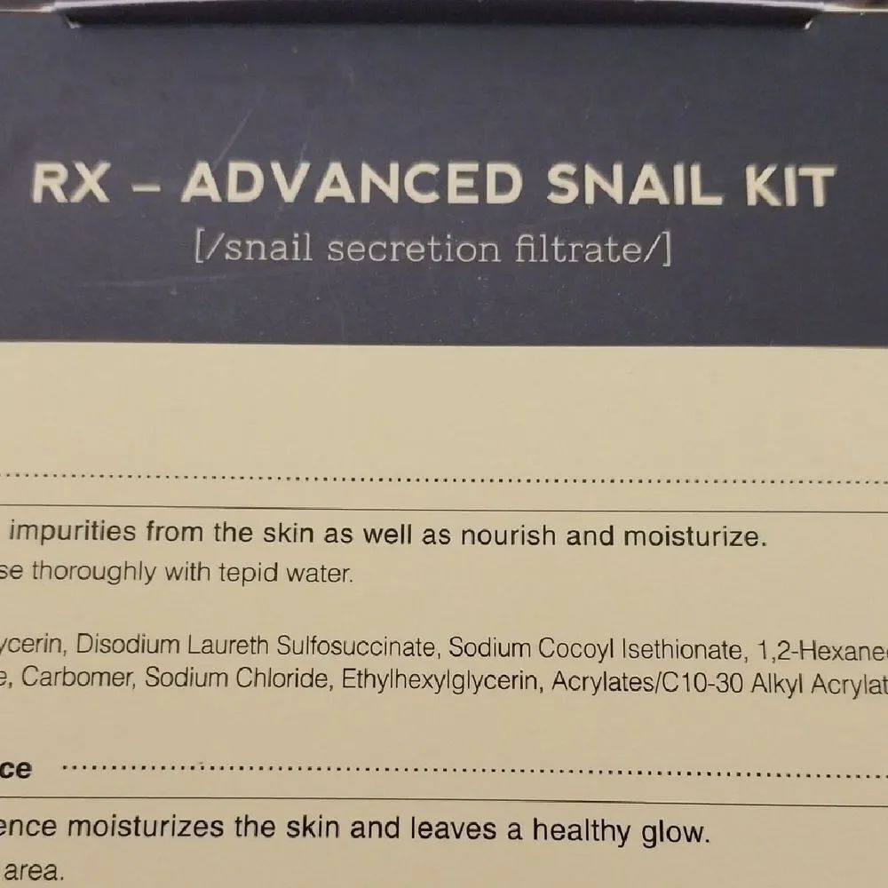 COS RX Advanced Snail Kit - Black and Cream - Picture 4 of 4